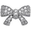 SANICO Srl BJT208 ORECCHINI BOW TIE CRYSTAL STAINLESS STEEL
