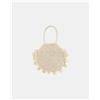 Outlet Le Grandi Firme Kevin Jeans borsa estiva rotonda con pon pon, Sabbia