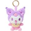 Sanrio 2026 NUOVO! Porta mascotte, ciuccio e bavaglino Sanrio Kuromi, 4,7" H