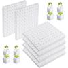 YAXIAO 600 Pezzi Spugna Idroponica per Piantare 25×25×2.5cm Spugne di Crescita Idroponica Spugne Quadrate per Piantine per Piantine Piante Ortaggi Coltivazione di Soilless Talee(Bianco)