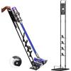 Foho Porta Supporto Compatible per Dyson Gen5 V15 V12 V11 V10 V8 V7 V6 Accessori, Aspirapolvere Organizer in Metallo, Base a Pavimento Senza Fori, Stabile, Risparmia Spazio, con Ruote