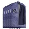 COVER IT Custodia Porta Abiti Blu Navy da Armadio 145 x 75 x 15 cm, 5 Pezzi | Copriabiti antipolvere da armadio, ideale per proteggere e organizzare vestiti, giacche e cappotti
