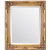 Select Mirrors Specchi Select - Specchio da parete Rhone - Vintage francese - Stile barocco rococò - Decorazione elegante e chic per la casa - Legno massello - Finitura a mano - Oro antico - 50 cm x 60 cm