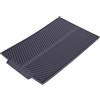 Tudaheuiy Tappetino Scolapiatti in Silicone 39x25cm, Antiscivolo e Resistente Pieghevole Tappeto per Piatti Cucina, Presine, Tovaglietta, Arrotolabile e Facile da Pulire (Grigio)