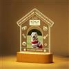 velquessa Regalo personalizzato - Cornice con foto personalizzata il tuo con Testo Nome cornice foto personalizzato Cane/Gatto Acrilico con Base in Legno Idee regali per Donna e Uomo Compleanno Anniversario