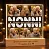 SBUGATTA | Regalo Nonni Personalizzato con Foto - Lampada LED Personalizzata in Plexiglass con Dedica su Base in Legno - Idea Regalo Festa dei Nonni, Compleanno, Natale, Anniversario per Nonna e Nonno