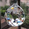 Petrichor cristallo trasparente appeso palla feng shui prisma sun-catcher finestra decorativa buona fortuna prosperità - Decorazioni per la casa/Regali (80 MM/Pack of 2)