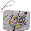 My Custom Style Pochette Grande Sartoriale in polioxford #Arte-Delicata Tensione, Kandinsky# 31x21x7cm