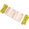 Générique Rock Climbing Fingerboard - Wooden Training Board with Lanyard, Strength Grip Training, Easy to Install, Enhances Climber Skills & Fitness for Rock Climbing, Women, Athletes, Beginners, Professionals