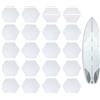 Generisch Surf Traction Pad | Fasce antiscivolo per skimboard, protezione multifunzione per attrezzatura da surf per uomo e donna
