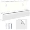 Generisch Organizer per freccette, organizer con cassetti, supporto da parete per freccette, in legno massiccio, staffe di montaggio nascoste, struttura acrilica, accessori per sala giochi, bar, casa