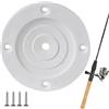 Générique Rod Holder Cover Gasket, Flessibile Fishing Rod Bracket Seal, 5,12 x 3,94 pollici Multi-Functional Boat Accessory for Casting Support and Deck Protection, Beginners, Enthusiasts