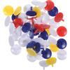 GATHINESS 50 Pezzi Marcatori da Golf Rotondi in Plastica Durevole 18mm Accessori per Segnare Palline in Campo da Golf Colore Casuale