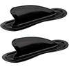 Maqulae Pinna di Tracciamento per Gommone per Canoa Kayak con Skeg in PVC, Separa L'acqua Riduce la Resistenza per Tavola da Surf Paddleboard (nera)