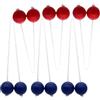 Generisch Scale Toss Ball, gioco da lancio per interni con 6 palline, interazione genitore-figlio, accessori per feste all'aperto per attività ricreative, vacanze al mare, eventi aziendali e team