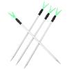 ELEOUTI Supporto per Canna da Lega di Alluminio Resistente All'usura, 4 Installazione Semplice, e Canoe Colore Casuale