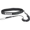 ION Wing/SUP Core Safety Coiled Leash 2023 Black, L-XL/10'