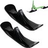Générique Kit di conversione slittino - 1 paio di pezzi di ricambio per sport invernali | kit di conversione slittino sci scooter | per parco, spiaggia, sabbia, avventura all'aperto, tutte le stagioni