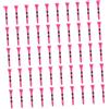 Kaeltsyn Confezione da 50 tee da golf in legno a righe colorate luminose per allenamento golf tee leggeri per swing stabile accessori per camicie da golf Infrangibili