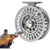 Genérico Mulinelli da pesca con mosca - Mulinelli leggeri Baitcaster - Kit di mulinello in lega di alluminio per laghetti di ruscelli di laghi d'acqua , canne da pesca con mosca