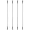 our fave 4 pezzi in acciaio inox Marine Fermaporta Cavo di lunghezza regolabile Strumento di ritenuta della porta per armadio cucina barche mobili fermaporta fune metallica