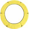 LeeQinersw Tappeto di Trampolino Copertura di Protezione Bordo Circolare Cuscinetto in Schiuma EPE Assorbente Facile Installazione Adatto Gioco Bambini Esterno, Giallo, 1.4M