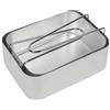 Yunmeryker Gavetta Campeggio Alluminio Split Type, Multifunzionale per 1-2 Persone, Accessori Attrezzatura da Campeggio