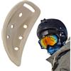 Generic Sottogola in silicone per casco rigido, multiuso, protezione per il mento, resistente agli urti, supporto di sicurezza per gli appassionati di equitazione