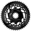 Sram Force D2 Road 2X12-Velocità Unisex Corona Nero 48/35 Denti