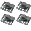 Froiny 4 Pz Bevanda Tubo Clip Fisso Ingranaggio Tubo 'Acqua Tubo Flessibile per Tubo del Tubo del Tubo del Morsetto Zaino Escursione All'aperto Hike Idratazione Accessori Vescica