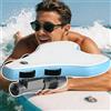 Generic Tavola da surf elettrica 2 in 1 gonfiabile, bodyboard/paddle con scooter subacqueo, 500 W, 10 velocità 3-9 km/h, durata 40-130 minuti, capacità 250 libbre per adulti
