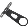 BESTOYARD Supporto per Uso Design Bici e Luce per Bicicletta Nero Acciaio su Robusto e Facile da Installare, Porta Fanale Anteriore Forcella