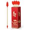 Yunmeryker Gioco Lancio Pentola Tradizionale Cinese in Legno, Gioco Interattivo con Frecce Morbide per Famiglie e Bambini