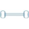 Générique Esercise Bands Resistance, Stretch Fitness Band, 23,62 x 4,33 pollici Size PP Chest Expander, Levels Strength Training Equipment for Leg Arm Shoulder Back Workout Pilates Gym, Color
