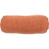 DIYEAH Cuscino Design Multifunzionale Arancione Yoga in Cotone Lino Cilindrico Supporto Cervicale e Rivestimento Rimovibile e Forma Rotonda per Casa e Yoga