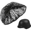 Jubepk Cappello di sicurezza mimetico, copertura per casco protettivo, copertura in rete, copertura mimetica con rete mimetica, progettato per giochi sul campo, caccia e attività di sopravvivenza all'aperto