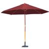 Generic LYGSWDB Ombrellone da Terrazzo Ombrellone Protezione Solare Impermeabile, Ombrellone da Sole in Legno da 250 cm con 8 Stecche Robuste, Ombrellone da Mercato da Tavolo per Piscina da Spiaggia Patio