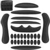 NUOBESTY Imbottiture Interne Casco Bici in Spugna Assorbente e Antivibrazione, Leggere e Resistenti in Poliestere per Vacanze Estive e Accessori per Ciclisti
