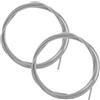 Angoily 2 Pezzi Corda in Filo d'Acciaio per Rete Basket Canestro, Accessorio Resistente Argento, Facile Installazione per Uso Interno ed Esterno