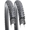YUNSCM 26x2.10 Lightweight bicicletta pneumatici (54-559) Nylon Anti-Puncture Protection Compatible with 26 pollici Montagna bicicletta pneumatici 26x1.95/2.0/2.10/2.125-2 PCS (Y-1159)