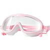 UV STYLISH Occhialini da nuoto da donna, anti-appannamento, per adulti, in morbido silicone, con tappi per le orecchie integrati, impermeabili, per allenamento, nuoto, vacanze in spiaggia