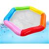 Generisch Galleggiante da piscina per adulti, 2 persone, grande esagonale gonfiabile, in PVC, per piscina, lago, fiume, giardino, hotel ed estate all'aperto