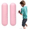 Jubepk Set di pesi per le mani, in silicone, bilanciere portatile, per palestra, yoga, pilates, cardio
