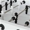 Ordellia Calciobalilla da tavolo, 24 pezzi, nero e bianco, in HIPS per accessori da biliardo, compatibile con asta da 3,1 cm, ricambio per interni, montaggio e sostituzione per allenamento e torneo