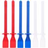 Kisangel 6 Pezzi Spatole Elastiche per Colla in Pelle Strumenti per Pittura da Te Manico lungo Ergonomico Materiale Resistente Riutilizzabili per Artigianato Cuoio