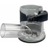 predolo Base Trasparente con Raccolta Polvere Materiale PC Addensato Base per Rifilatore Resistente Alle Cadute e All'usura per Officina, Set In Lega Di Alluminio