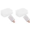 Carehabi 60x Guanti usa e getta, 23x15cm, manopole monouso non saponate resistenti allo strappo per adulti, bambini, panni usa e getta ultra morbidi in tessuto non tessuto,assorbenti (Confezione da 2)