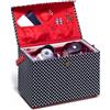Prym Cestino da cucito senza contenuto, L (32 cm x 17 cm x 18,5 cm) Lovely cuscino per aghi e 2 tasche in tessuto all'interno 612645