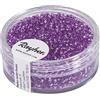 RAYHER HOBBY Rayher 1406435 - Rocailles, ø 2 mm, con inserto in argento, colore: Lilla