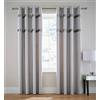 Catherine Lansfield Cluster di Paillettes Tende con Occhielli, Misto Cotone, Argento, 66x72 inch